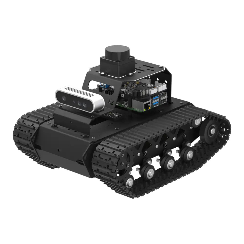 Hiwonder MentorPi T1 Raspberry Pi Robot Car – Tank Chassis, ROS2