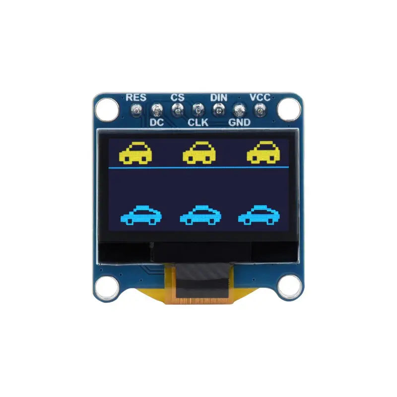 0.96" I2C IIC SPI Serial 128X64 OLED LCD Display 4 Pin Font Color Blue - View #8