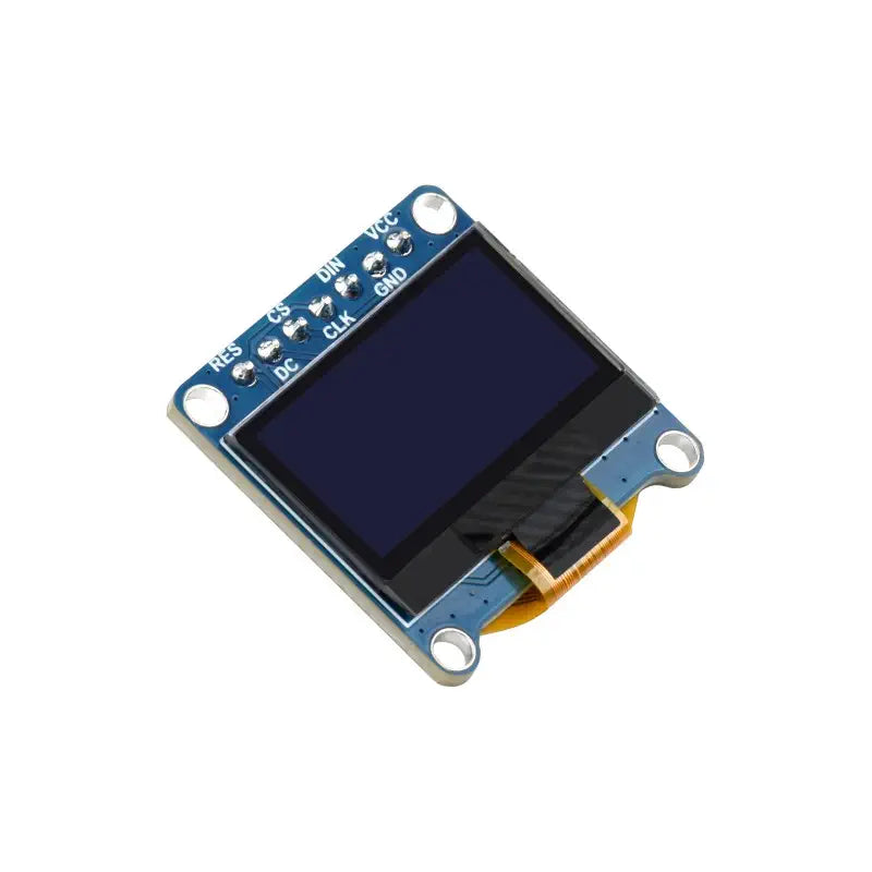 Fasizi 2Pcs 7Pin Pantalla OLED de 0.96 Pulgadas 12864 SPI IIC