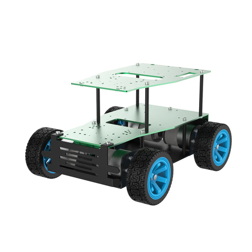 Yahboom Aluminum Alloy ROS Robot Car Chassis--Pendulous 4WD Chassis(Medium)