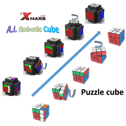 eX Mars, the Worlds Only Patented AI Robot Cube w/ Coding Accessories