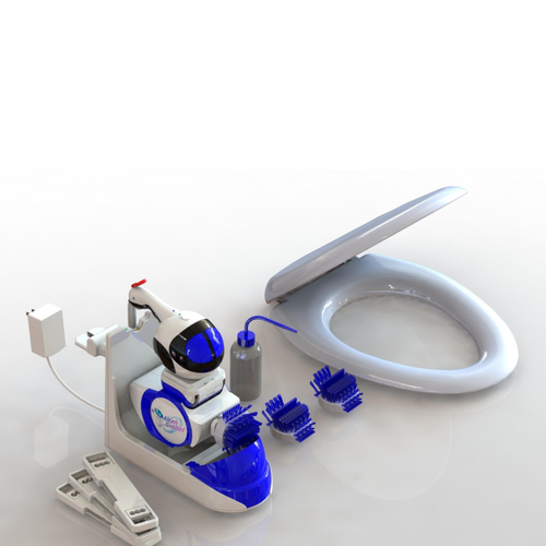 Giddel Toilet Cleaning Robot + Elongated Seat Kit