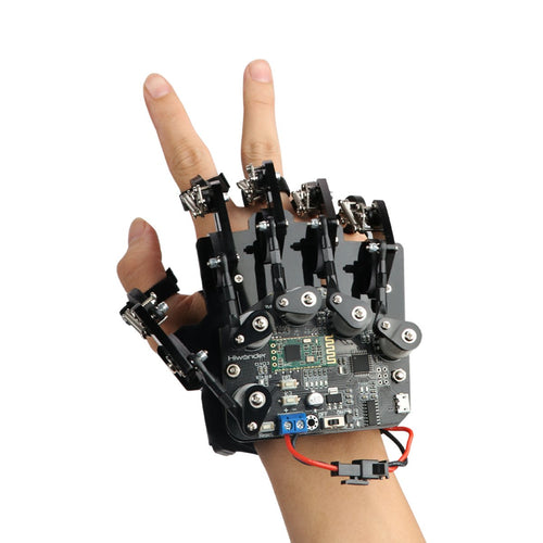 Hiwonder Wireless Glove Open Source Somatosensory Mechanical Glove for Robot Control