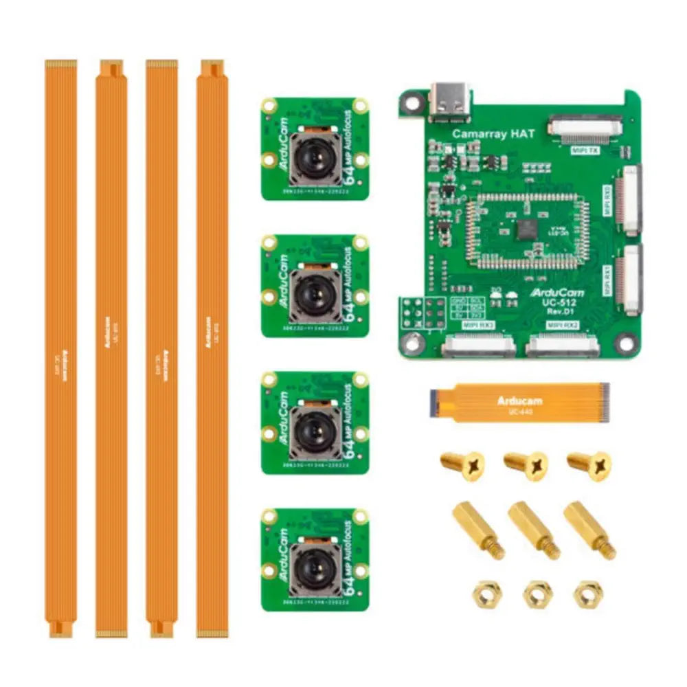 新品 ArduCam 64MPオートフォーカスカメラキットRaspberryPi Amazon.com: Arducam 64MP Hawkeye Ultra High-Resolution Autofocus