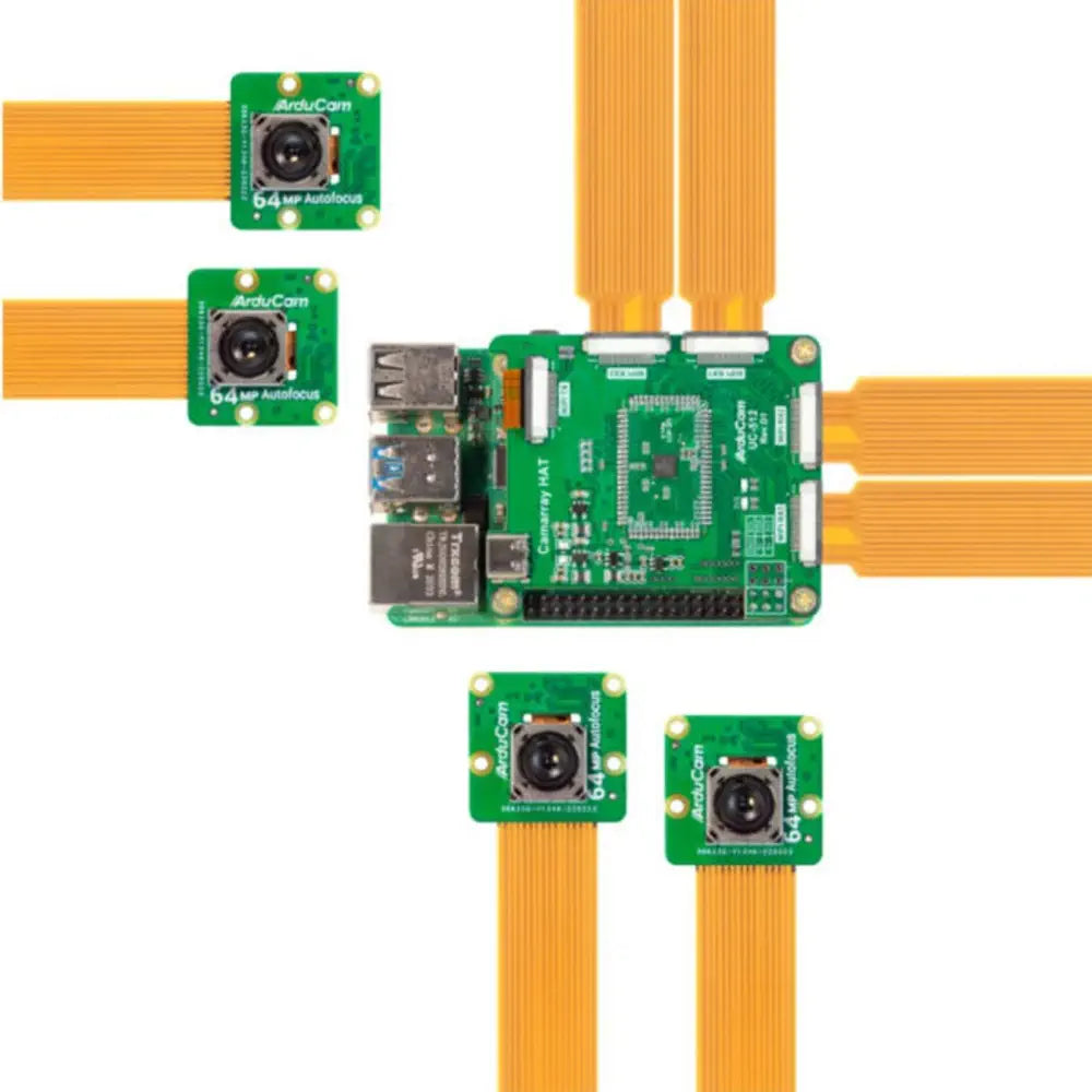 新品 ArduCam 64MPオートフォーカスカメラキットRaspberryPi Amazon.com: Arducam 64MP Hawkeye Ultra High-Resolution Autofocus
