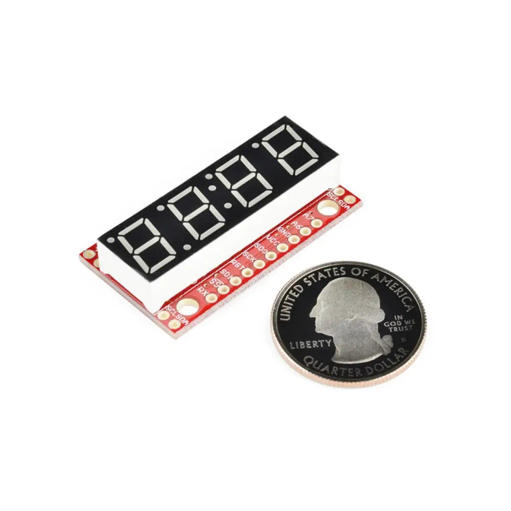 7-Segment Serial Display (Blue) - RobotShop