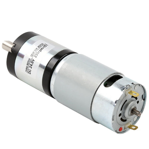 36mm Diameter High Torque Planetary Gear Motor, 24V, 50RPM