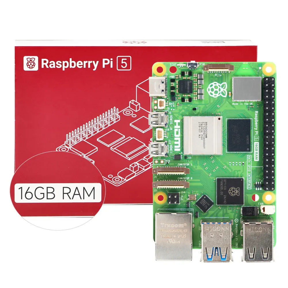 Official Original Raspberry Pi 5 16GB RAM Development Board In