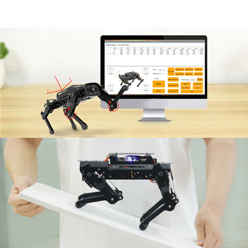 Hiwonder PuppyPi  Quadruped Robot with AI Vision Powered by Raspberry Pi ROS Open Source Robot Dog - Standard Kit