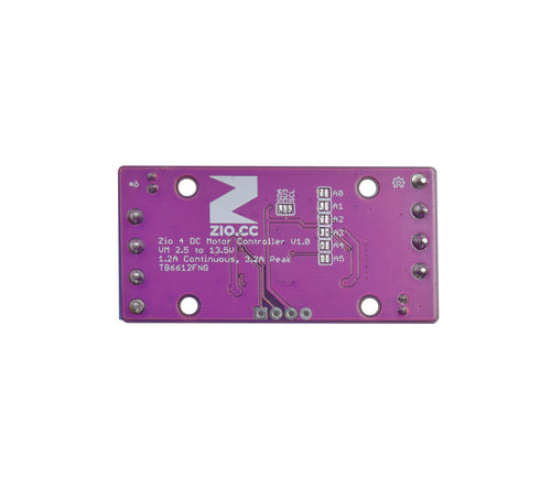Zio Qwiic DC Motor Controller, 2.5V to 13.5V, 1.2A Continuous, 3.2A Peak
