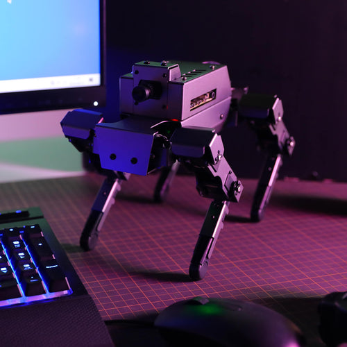 Yahboom Dogzilla S1 12 DOF Visual AI Desktop Quadruped Bionic ROS2 Robot Dog for Raspberry Pi 5 (w/o Raspberry Pi Board)