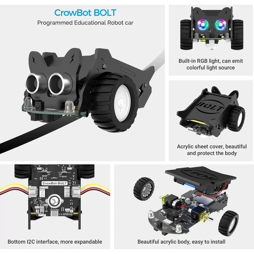 Elecrow CrowBot BOLT-Open Source Programmable Smart Robot Car