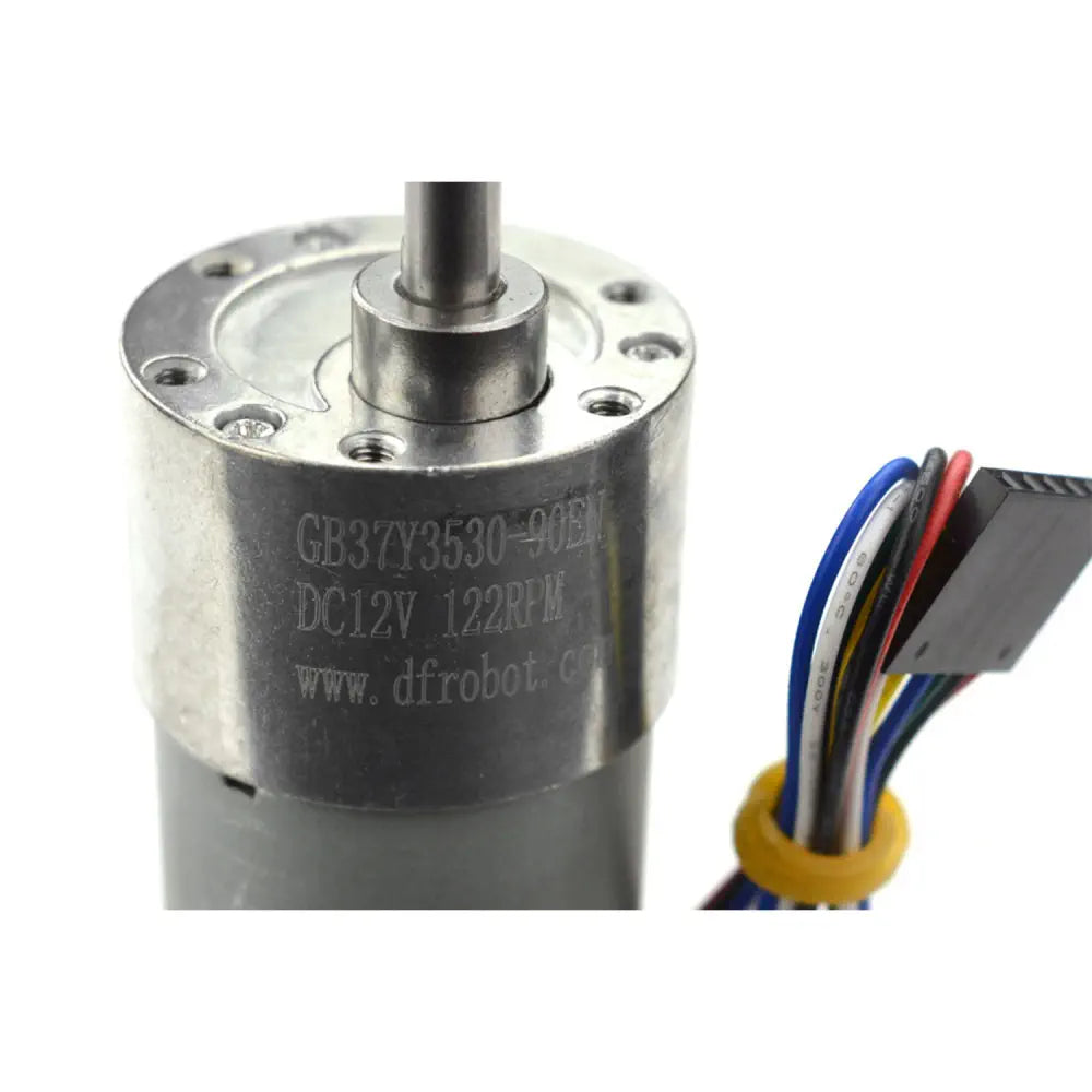 GOLDEE GM-90 モーター 12V DC DFRobot 12V Metal DC Geared Motor w/ Encoder (90:1, 122rpm, 38Kg