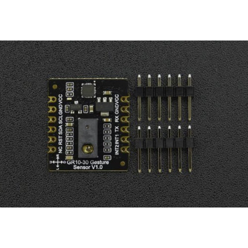 DFRobot Fermion GR10-30 Gesture Sensor, Breakout, UART, I2C, 12 Gestures, 0~30cm