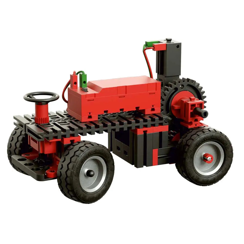 fischertechnik 569020 Profi Mechanics bouwset voor kinderen vanaf 8 jaar, experimenteerset met 12 modellen voor het verkennen van mechanica, rood fischertechnik 569020 Profi Mechanics bouwset voor kinderen vanaf 8 jaar, experimenteerset met 12 modellen voor het verkennen van mechanica, rood