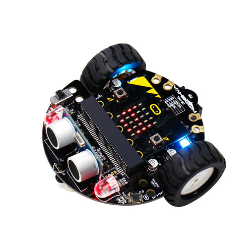 Yahboom Tiny:bit Smart Robot Car for STEM Coding Education, Powered By Micro:bit w/ Microbit Board