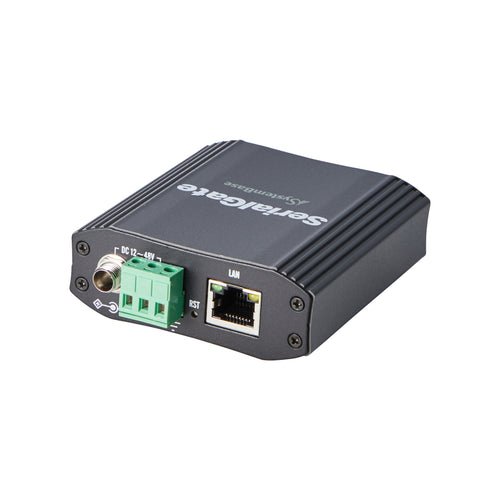 Systembase SG 2011DIL/All 1-port RS232/422/485 to Ethernet Serial Device Server w/ DB9 Connector