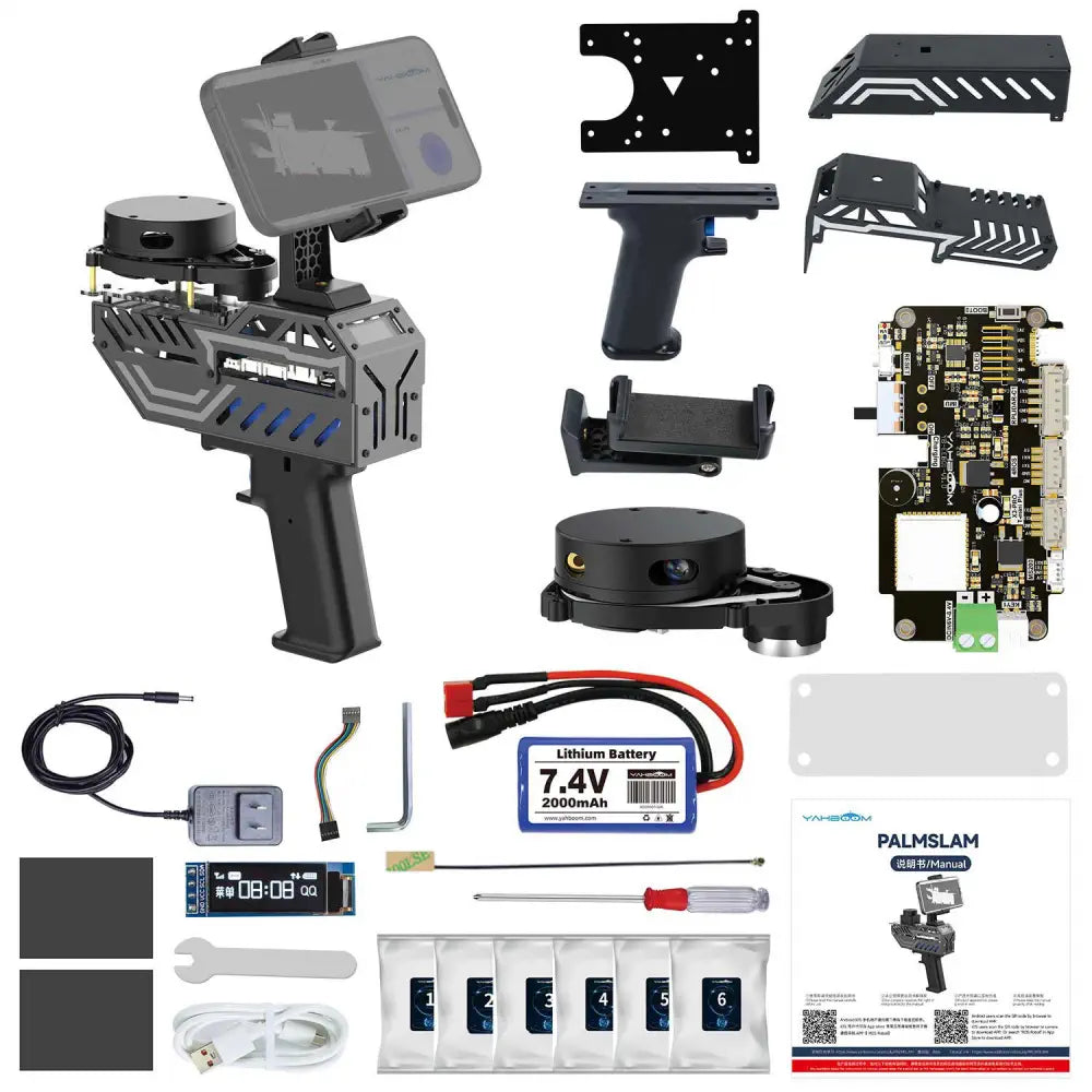 PALMS EGS-663 EDGE MB.グラファイト PALMSLAM Handheld LiDAR Scanner for mapping-- With EAI X3 Pro