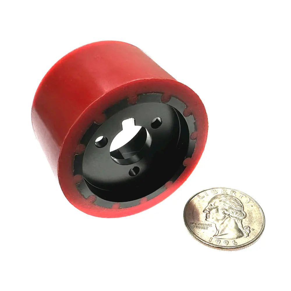FingerTech Individual Red Urethane Sumo Wheel 1.75 inch A45 - RobotShop