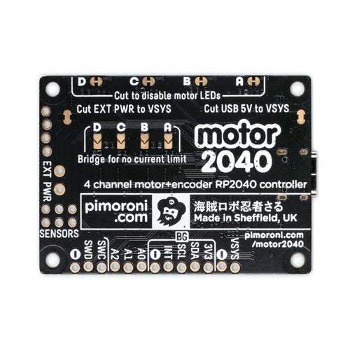 Pimoroni Motor 2040 Quad Motor Controller