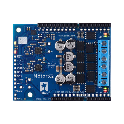 Motoron M2S24v16 Dual High-Power Motor Controller Kit for Arduino w/ Connectors