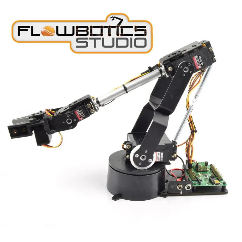 Lynxmotion AL5D 4DOF Robotic Arm SSC-32U Combo Kit (FlowBotics