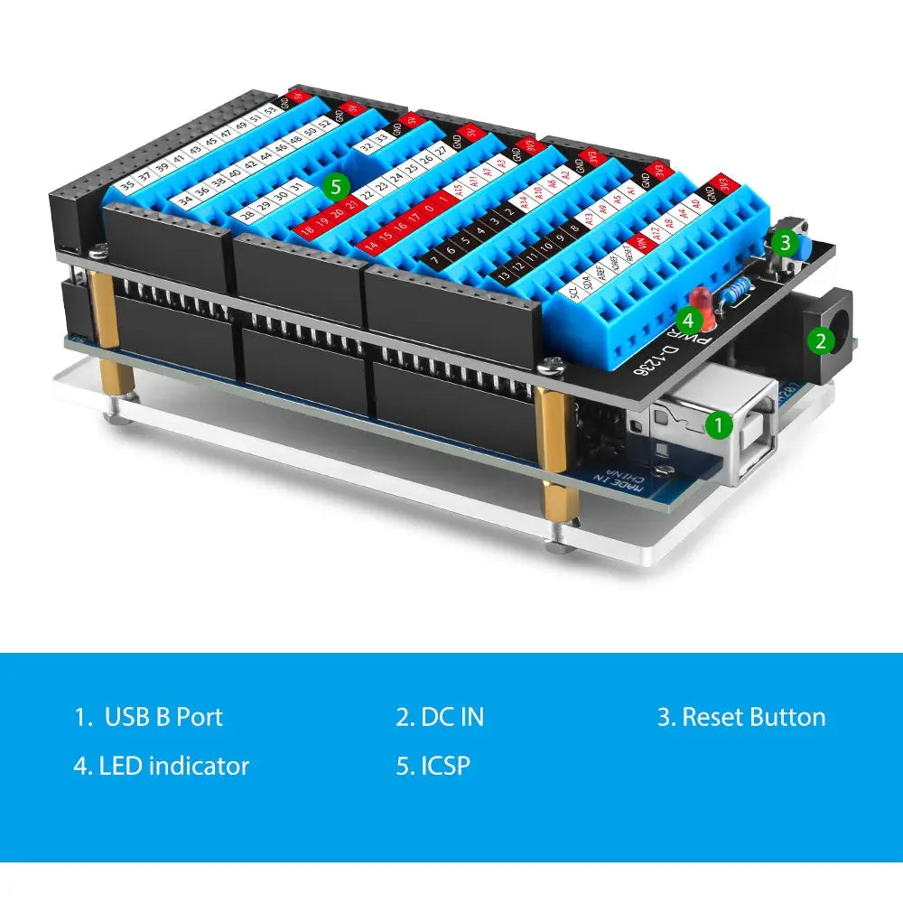 Amazon.com: 4台セット 互換機 R3 2560 MEGA Arduino MEGA UART USB CH340 with Module Development R3 2560 その他