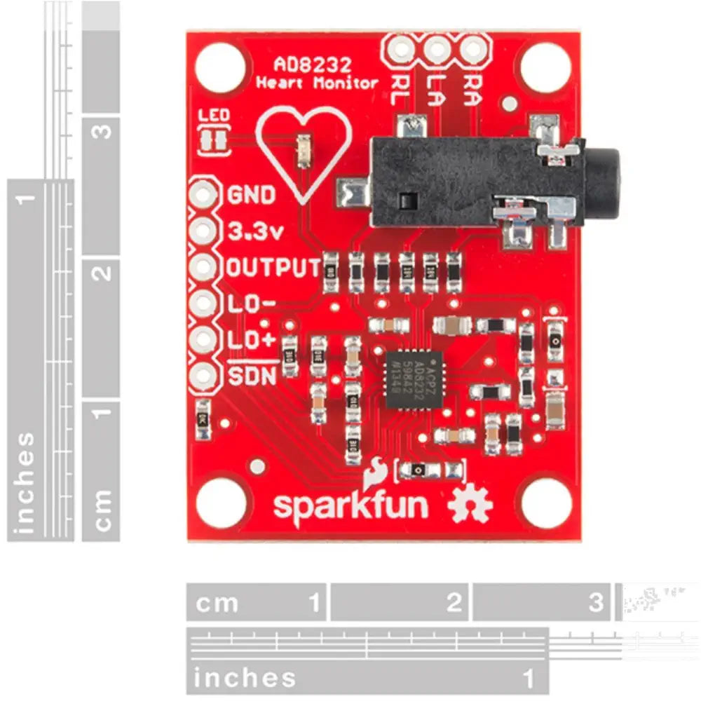 AD8232 Heart Rate Monitor - RobotShop