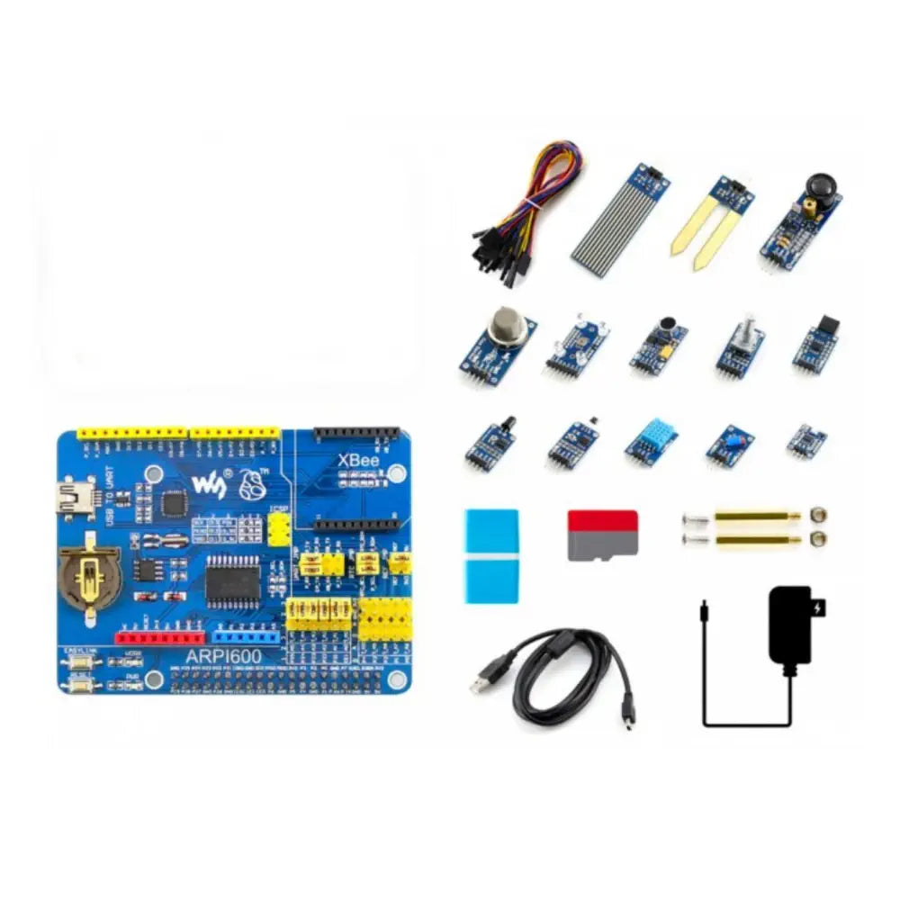 Raspberry Pi 4 Model B Sensor Kit w/ 13 Sensors & US Plug w/o Raspberry Pi 4 Model B Sensor Kit w/ 13 Sensors & US Plug w/o