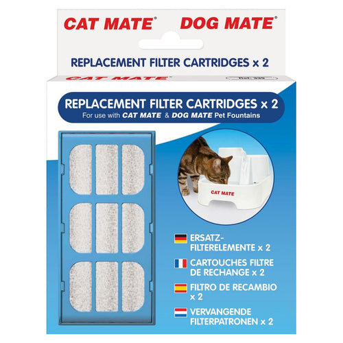 Closer Pets Replacement Filter Cartridges for Pet Fountains (2pk)