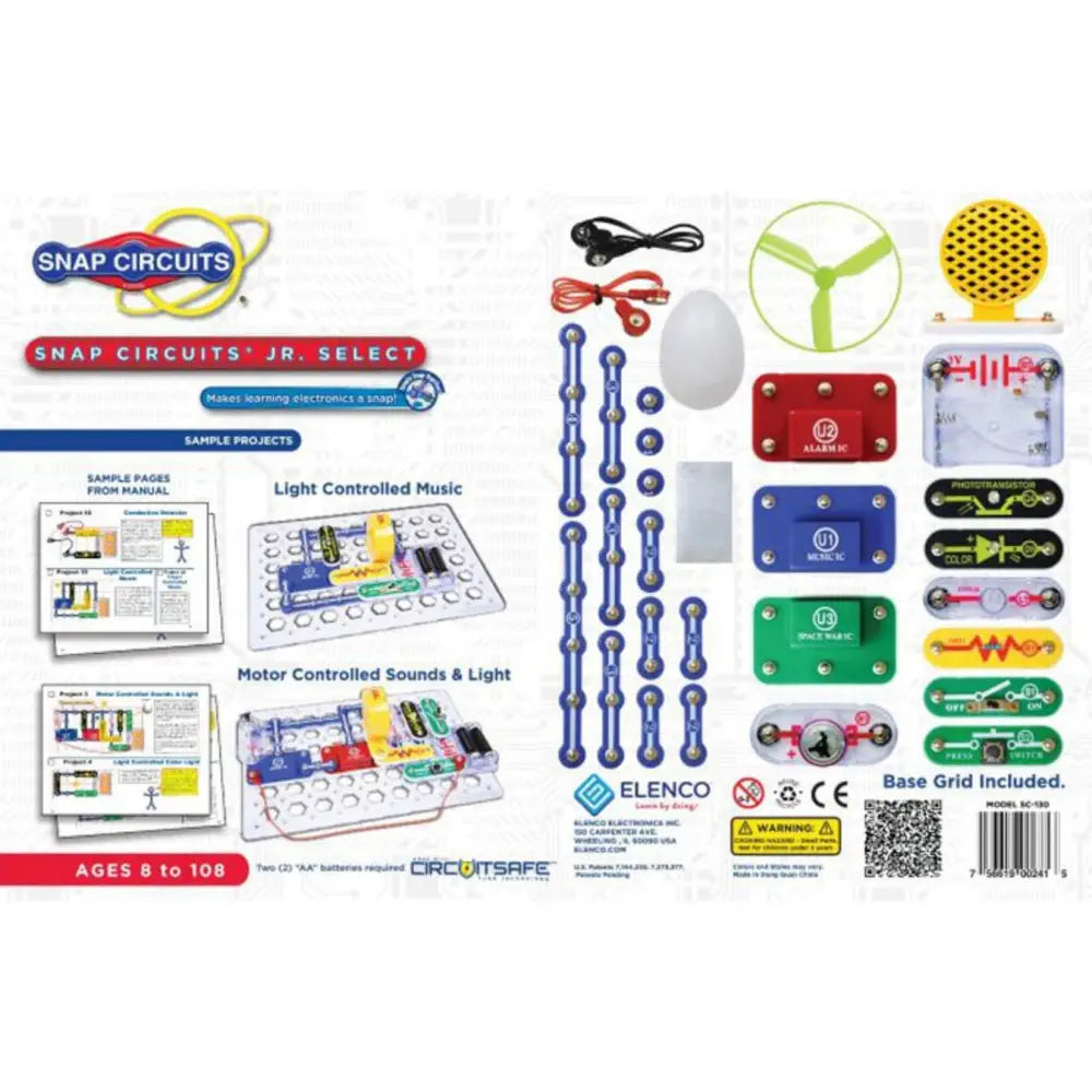 Snap Circuits Jr. Select 130+ Projects - RobotShop Snap Circuits Jr. Select 130+ Projects - RobotShop