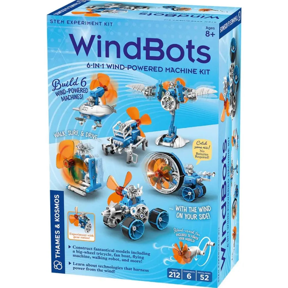 Thames & Kosmos WindBots: 6-in-1 Wind-Powered Machine Kit - RobotShop