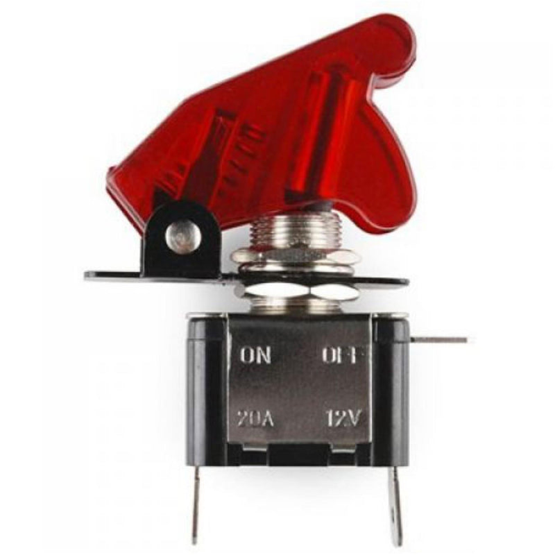 Illuminated Toggle Switch On / Off  (Red)