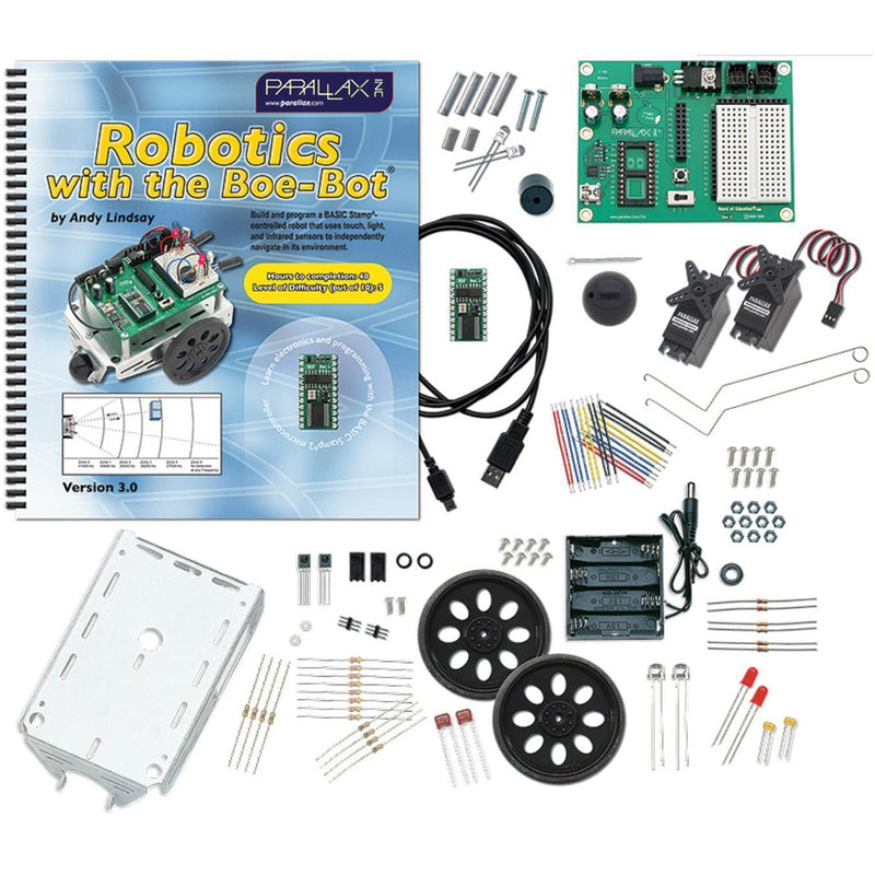 Parallax Boe-Bot Robot Kit - USB Version