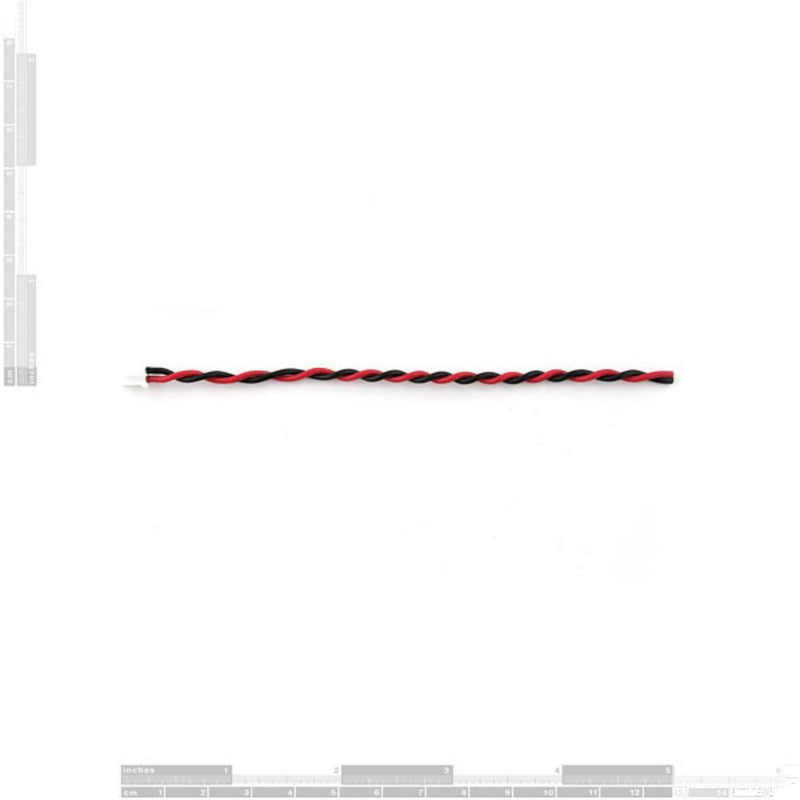 130mm Jumper Wire - JST Black / Red