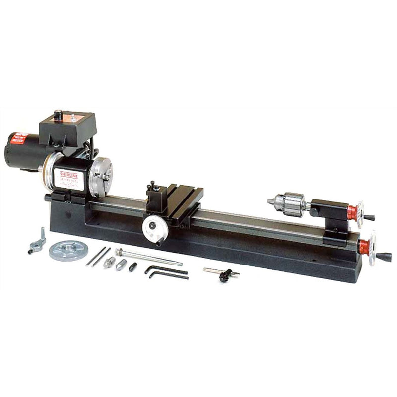 Sherline 4400 Tabletop 3.5" x 17" Manual Lathe Basic Package (inch)