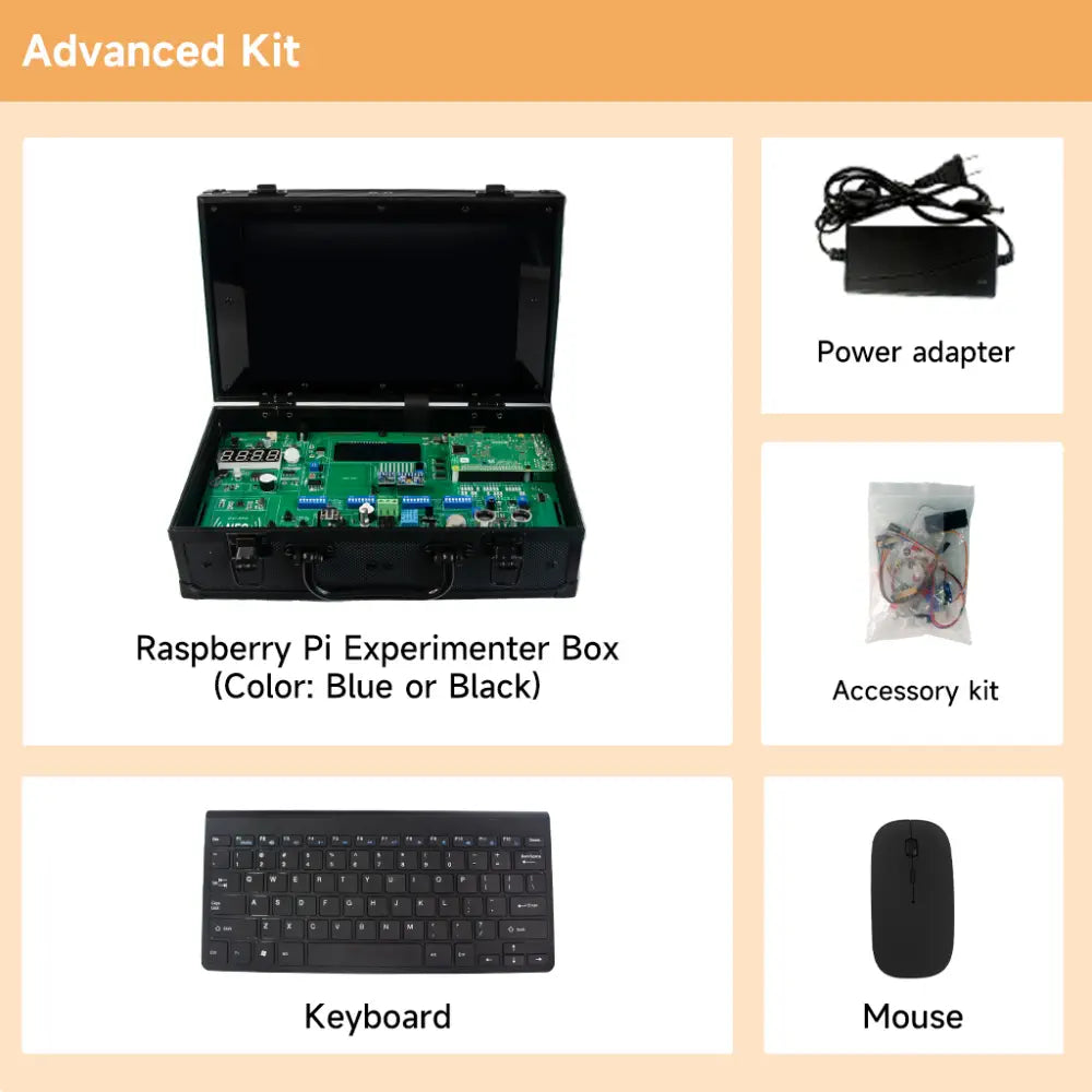 Raspberry Pi 4B programming experiment board Python graphical scratch experiment kit Raspberry sensor
