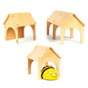 TTS Bee-Bot Programmable Robot - Wooden Tunnels - Transparent Pocket Mat 4x6 - STEM Learning, Coding, Floor Robotics for Kids Age 3+ | Yellow, 3 Tunnels