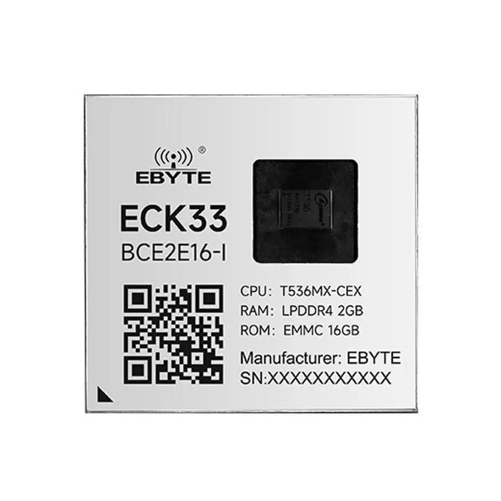 ECK33-BCE2E16-I Allwinner T536 16GB ROM Core Board Multi-core Heterogeneous ARM+RISC-V High-reliability Al Processor Support Local Bus Parallel Bus FPGA interconnection