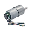 37Dx52L mm 24V 200RPM Metal Brushed Geared Motor w/ Encoder