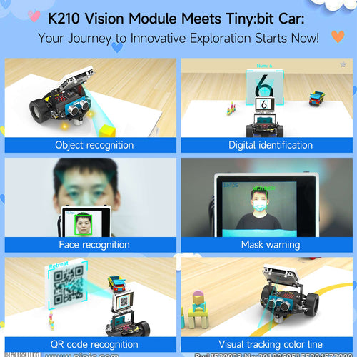 Yahboom Tiny:bit Pro AI visual robot car With Microbit Board