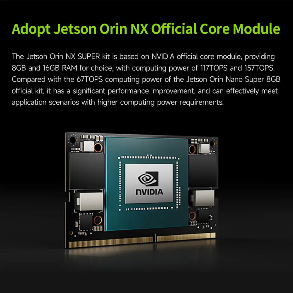 Yahboom Jetson Orin NX 16GB Super Development Kit Based On NVIDIA Core Module For ROS AI Deep Learning--Ultimate Kit