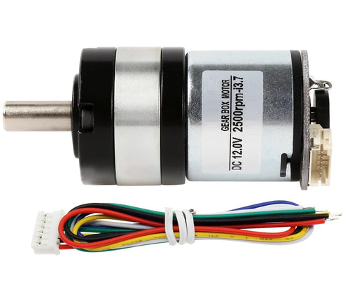 DC Planetary Geared Motor w/ Encoder Diameter 36mm  - 12V 18RPM