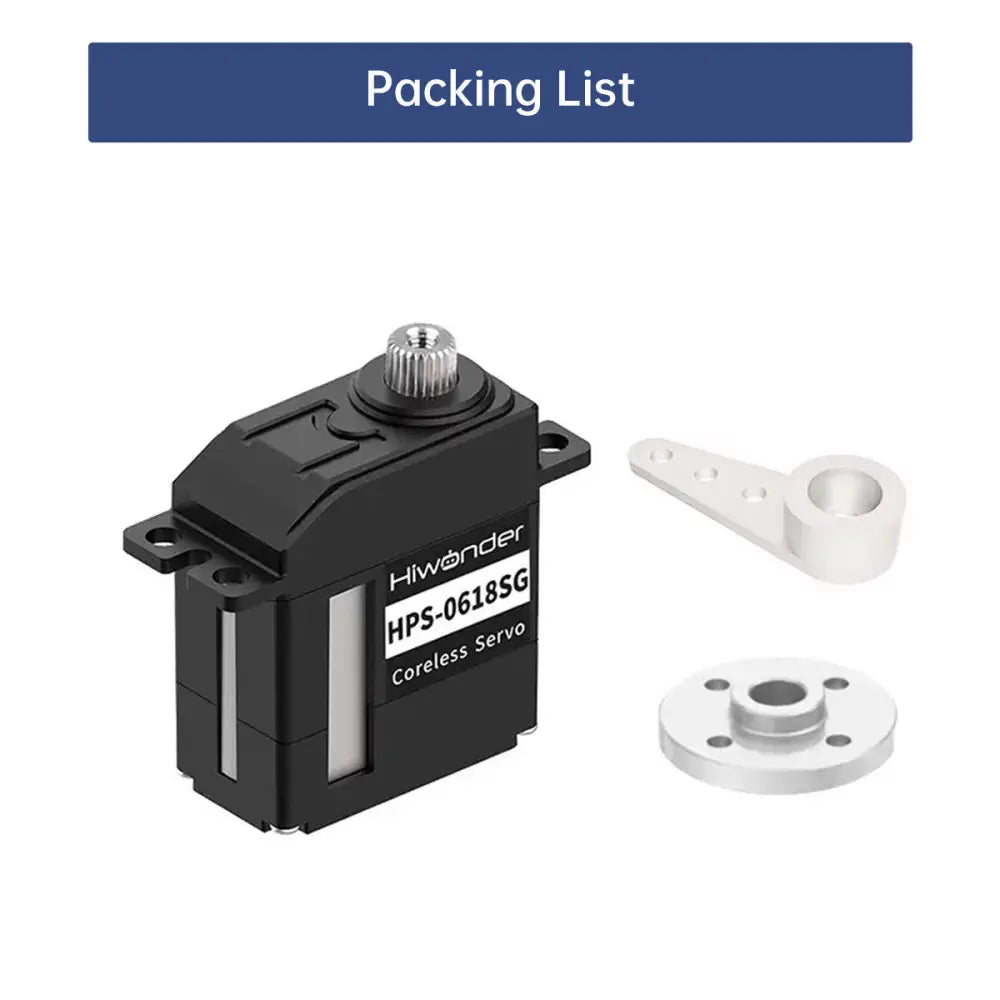 Hiwonder HPS-0618SG Micro High Speed Coreless Digital Servo