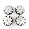 100mm Mecanum Wheel Set (2x Left, 2x Right)