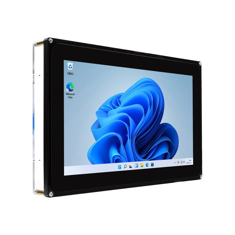 Waveshare 10.1in Capacitive Touch Screen LCD (F) w/ Case 1024x600 HDMI (US Plug)