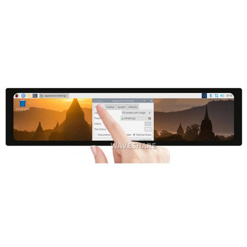 Waveshare 11.9in Capacitive Touch Screen LCD, 320x1480, HDMI, IPS