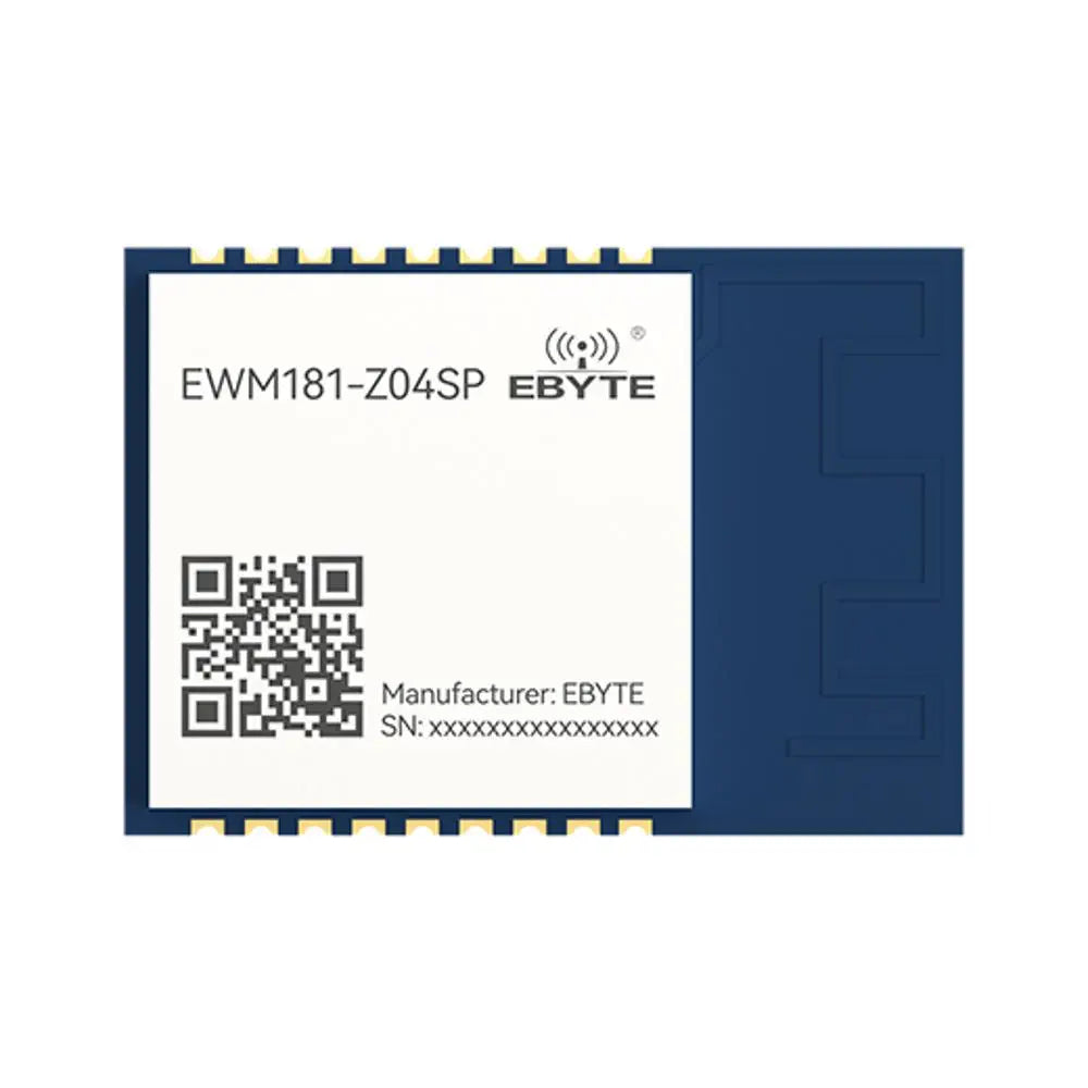 EWM181-Z04SP Easy-to-use zigbee3.0 to serial wireless module Ad Hoc Network Network self-healing Supports multiple network topologies Fast wireless connection