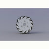 127mm Mecanum Wheels w/ Basic Rollers (2x Left, 2x Right)