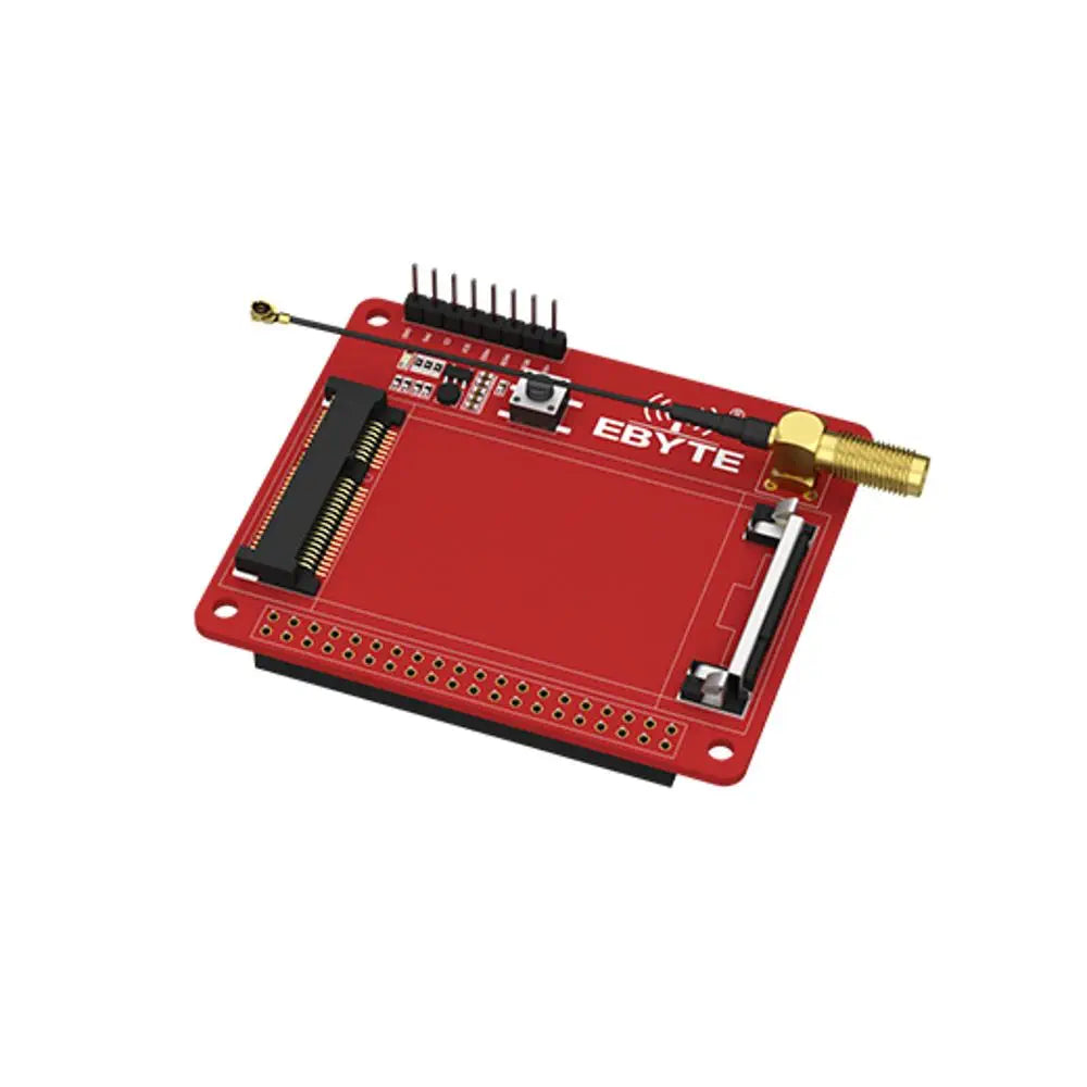 E15-LW-T1 Adapted to Raspberry Pi test board SMA antenna interface LoRaWAN gateway, PCIE interface, 230/433/470/868/915MHz frequency band PCIE Adapter board